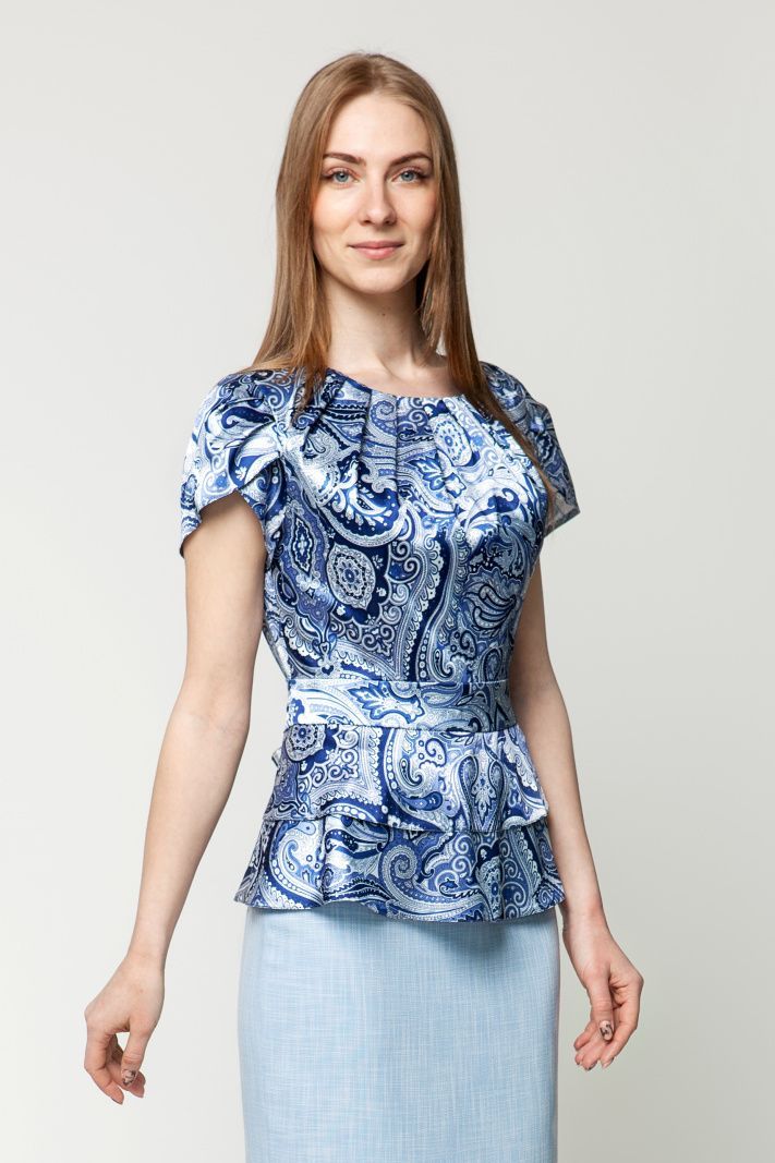 Блуза Пейсли  (plus size 46-60) от EGMARRA